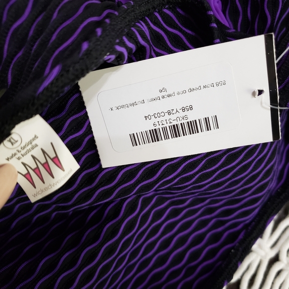 Wickedweasel Swim Nwt Wickedweasel Bow Peep 858 One Piece Bikini Poshmark